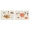 Stupell Industries Antique Shell Anthology 2 pc Canvas Wall Art Set Design by Vision Studio